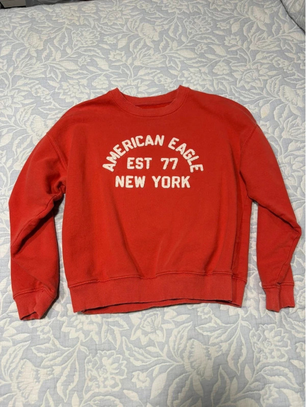 American Eagle Oversized Crewneck Sweatshirt Size Small S Casual Cozy Pullover